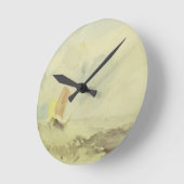 ヨセフMallordウィリアムターナー海の部分- Ro | ラウンド壁時計 (傾斜)