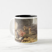 ヨセフMallordウィリアムターナー|のピークの穴、Derbys ツートーンマグカップ (正面左)