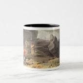 ヨセフMallordウィリアムターナー|のピークの穴、Derbys ツートーンマグカップ (中央)