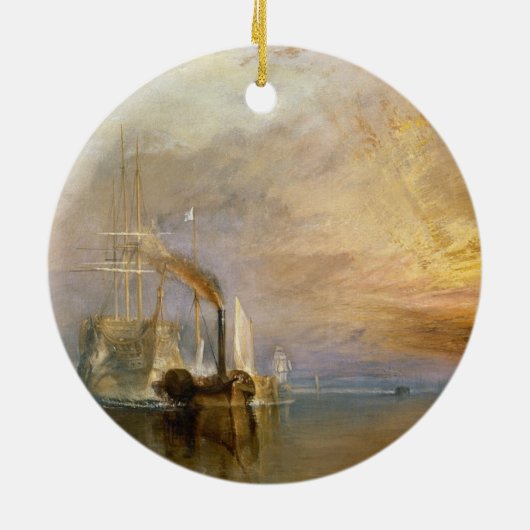 ヨセフMallordウィリアムターナー|戦いのTemer セラミックオーナメント (裏面)