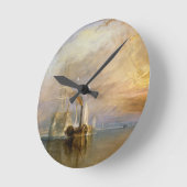 ヨセフMallordウィリアムターナー|戦いのTemer ラウンド壁時計 (傾斜)
