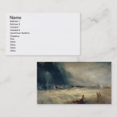 ヨセフMallordウィリアムターナー|救命ボートおよびManby 名刺 (正面/裏面)