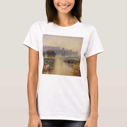 ヨセフMallordウィリアムターナー| Windsorの城 Tシャツ (正面)
