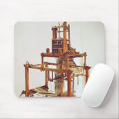 ヨセフMarieのジャカードによって設計されている織機 マウスパッド (マウス)