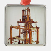 ヨセフMarieのジャカードによって設計されている織機 メタルオーナメント (正面)