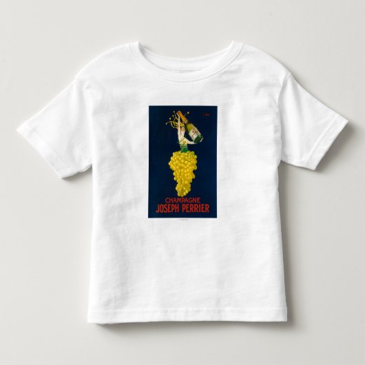 ヨセフPerrierシャンペンの昇進ポスター トドラーTシャツ (正面)