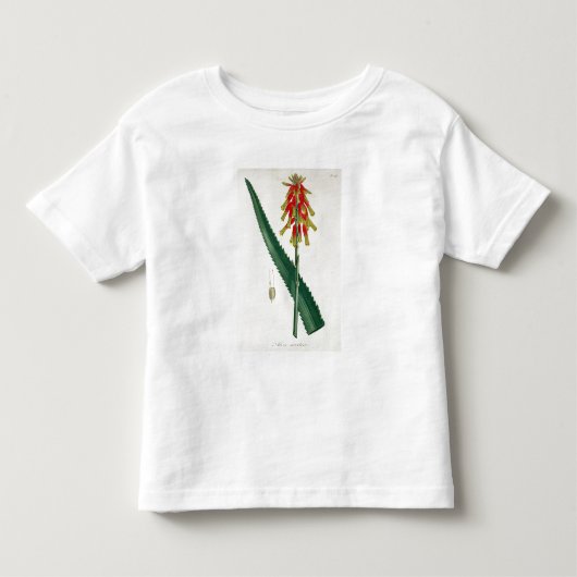 ヨセフRoques著「Phytographie Medicale」からのアロエ トドラーTシャツ (正面)