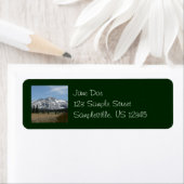 ヨセミテから見るシエラネバダ山脈I ラベル (インサイチュ)