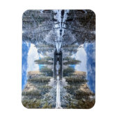 ヨセミテでの冬の反射 マグネット (縦)