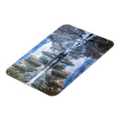 ヨセミテでの冬の反射 マグネット (左側)