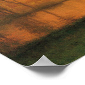 ヨセミテでの日没 ポスター (角)