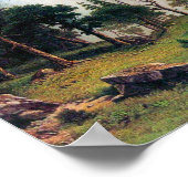 ヨセミテのアルバートビエルシュタットハーフドーム ポスター (角)