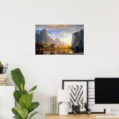 ヨセミテのアルバート・ビエルシュタット渓谷 ポスター (ホームオフィス)