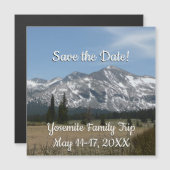 ヨセミテのシエラネバダ山脈 (正面/裏面)