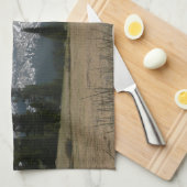 ヨセミテのシエラネバダ山脈 キッチンタオル (四つ折り)