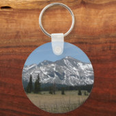 ヨセミテのシエラネバダ山脈 キーホルダー (裏面)