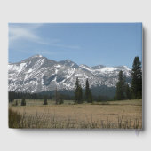 ヨセミテのシエラネバダ山脈 ゲストブック (裏面)