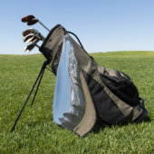 ヨセミテのシエラネバダ山脈 ゴルフタオル (グリーン)