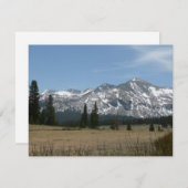 ヨセミテのシエラネバダ山脈 シーズンカード (正面/裏面)