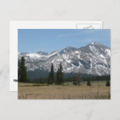 ヨセミテのシエラネバダ山脈 ポストカード (正面/裏面)