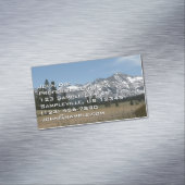 ヨセミテのシエラネバダ山脈 マグネット名刺 (インサイチュ)
