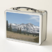 ヨセミテのシエラネバダ山脈 メタルランチボックス (裏面)