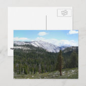 ヨセミテのシエラネバダ山脈II ポストカード (正面/裏面)