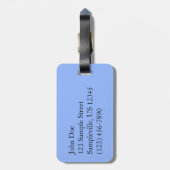 ヨセミテのシエラネバダ山脈II ラゲッジタグ (裏面縦)