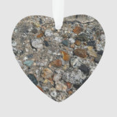 ヨセミテのテナヤ湖の花崗岩の小石 オーナメント (正面)