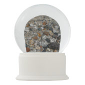 ヨセミテのテナヤ湖の花崗岩の小石 スノーグローブ (裏面)