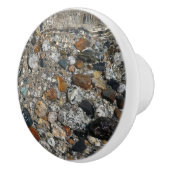 ヨセミテのテナヤ湖の花崗岩の小石 セラミックノブ (右)