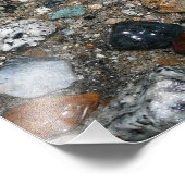 ヨセミテのテナヤ湖の花崗岩の小石 フォトプリント            (角)