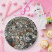 ヨセミテのテナヤ湖の花崗岩の小石 ペーパープレート (パーティー)