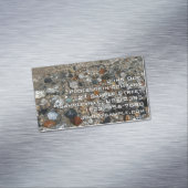 ヨセミテのテナヤ湖の花崗岩の小石 マグネット名刺 (インサイチュ)