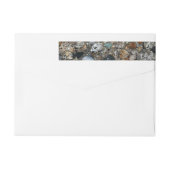 ヨセミテのテナヤ湖の花崗岩の小石 ラップアラウンドラベル (裏面)