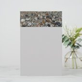 ヨセミテのテナヤ湖の花崗岩の小石 便箋 (スタンド正面)