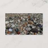 ヨセミテのテナヤ湖の花崗岩の小石 名刺 (裏面)