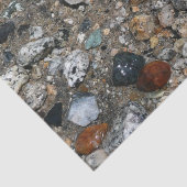 ヨセミテのテナヤ湖の花崗岩の小石 薄葉紙 (詳細)