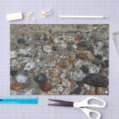 ヨセミテのテナヤ湖の花崗岩の小石 薄葉紙 (クラフト)