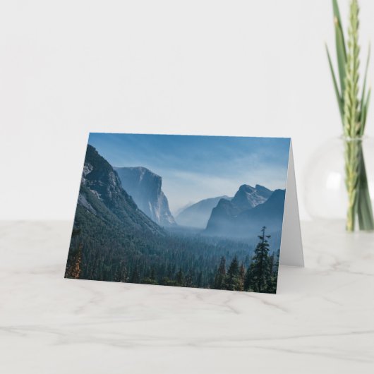 ヨセミテのトンネルの眺め カード (正面)