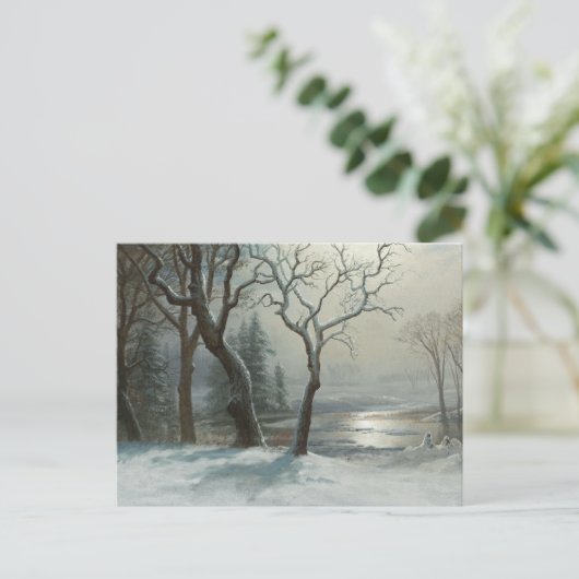 ヨセミテのビアシュタット・ウィ絵画ンター ポストカード (スタンド正面)