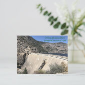 ヨセミテのヘッチ・ヘッチーのオシャニーシー・ダム ポストカード (スタンド正面)