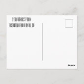 ヨセミテのヘッチ・ヘッチーのオシャニーシー・ダム ポストカード (裏面)