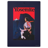 ヨセミテのヴィンテージPosterYosemite、カリフォルニア クリップボード (裏面)