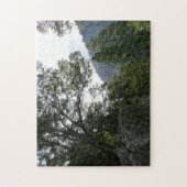 ヨセミテのヴェルナル滝への道の朝 ジグソーパズル (縦)