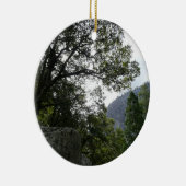 ヨセミテのヴェルナル滝への道の朝 セラミックオーナメント (右)