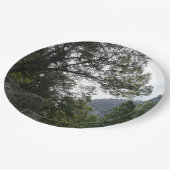 ヨセミテのヴェルナル滝への道の朝 ペーパープレート (アングル)