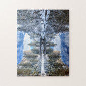 ヨセミテの冬の反射 ジグソーパズル (縦)