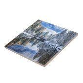 ヨセミテの冬の反射 タイル (側面)