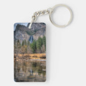 ヨセミテの景色の滝 キーホルダー (裏面)